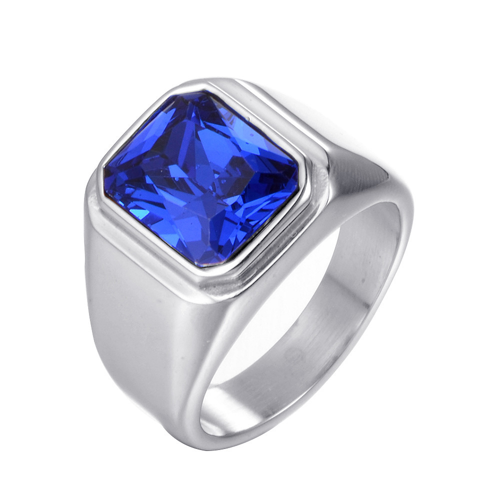 Steel blue diamond
