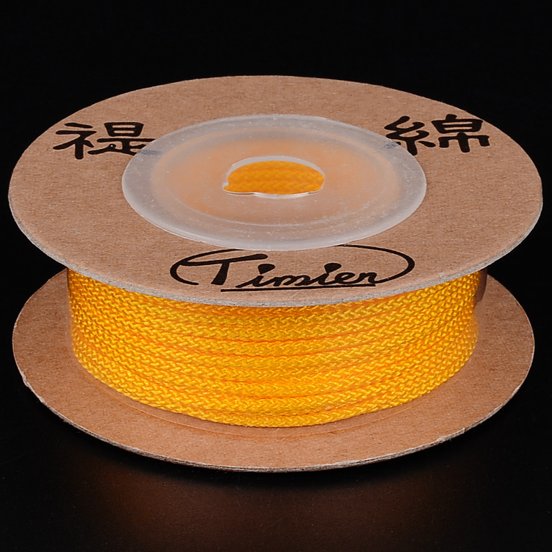 1.5mm,approximately 12m/spool golden yellow