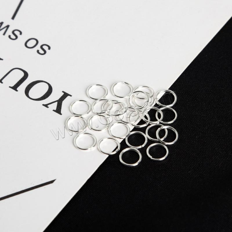 7MM 200pcs/bag silver color plated