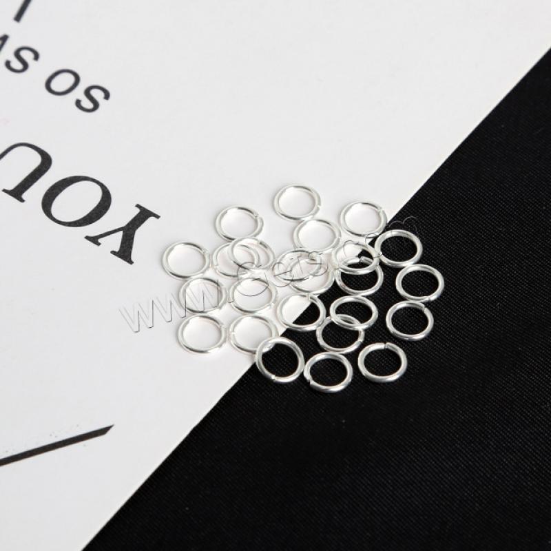 6MM 200pcs/bag silver color plated