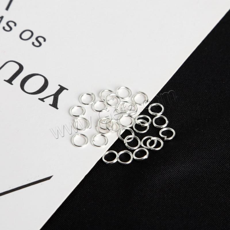 5MM 200pcs/bag silver color plated