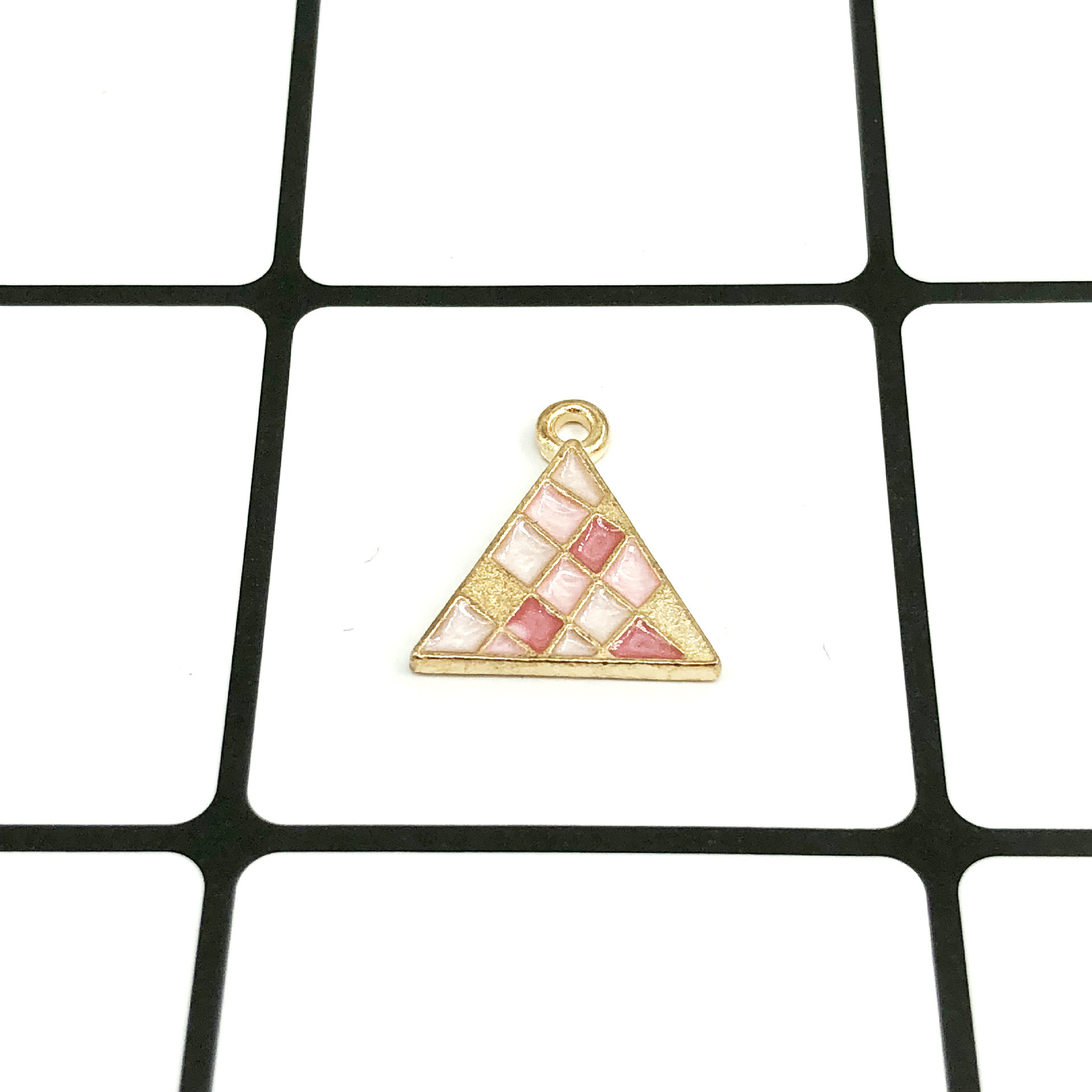 Pink triangle,16x17mm