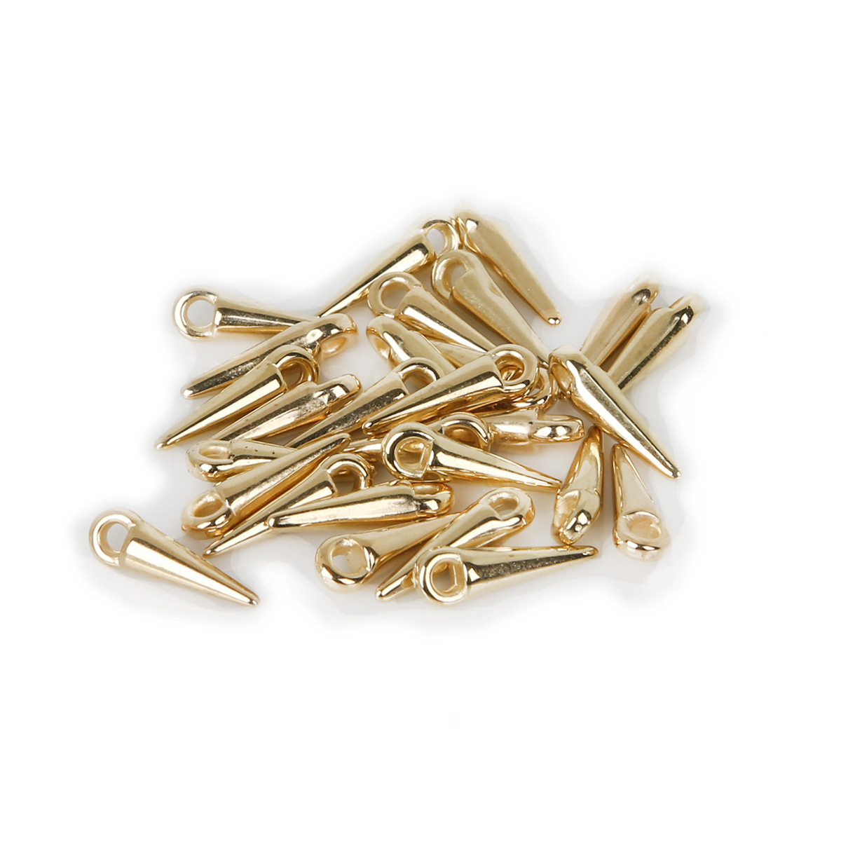 Gold Spike Pendant 4 x 13 mm approximately 200 pieces / bag