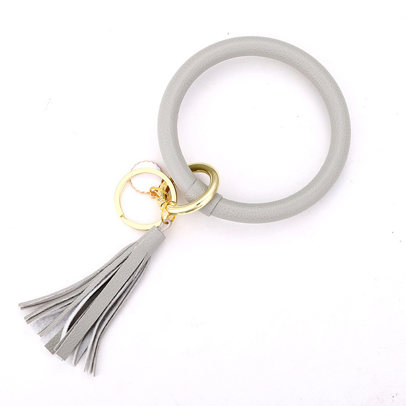 10:Solid Gray Bracelet, key chain, B46-0504