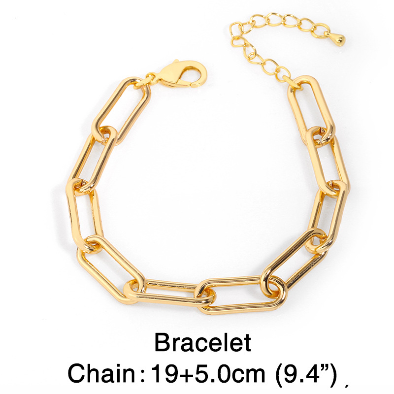 1:gold bracelet 19CM