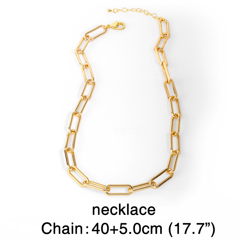 2:gold  necklace 40CM