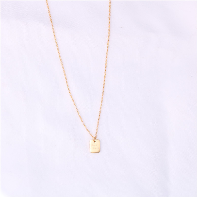 gold necklace-41cm