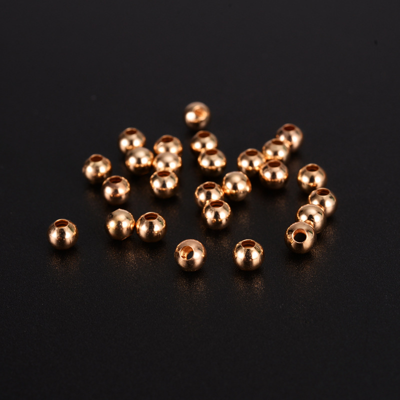 gold color plated,4mm