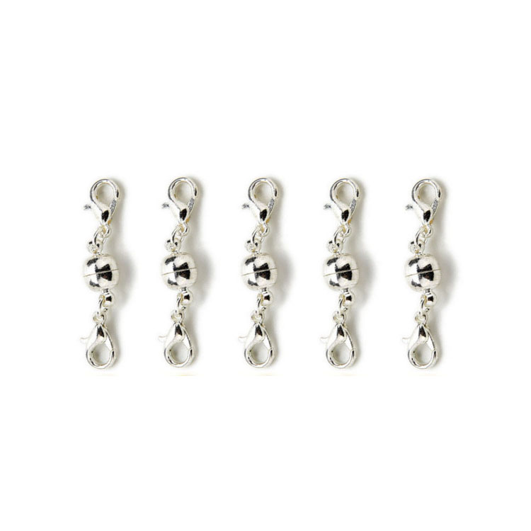 6mm,silver color plated,5 PCs/Lot