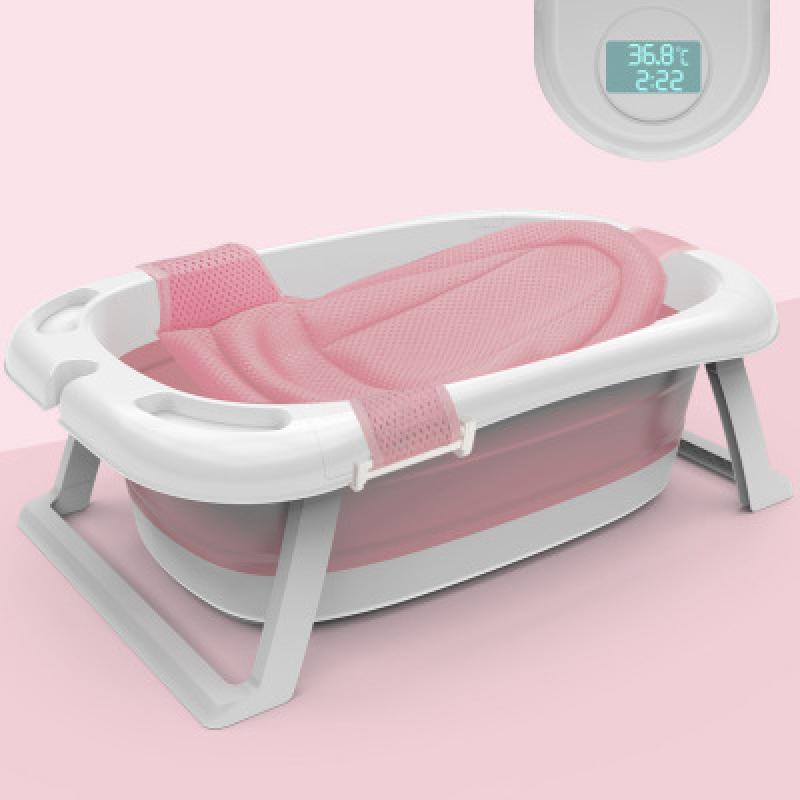 Pink   bath net   smart thermometer
