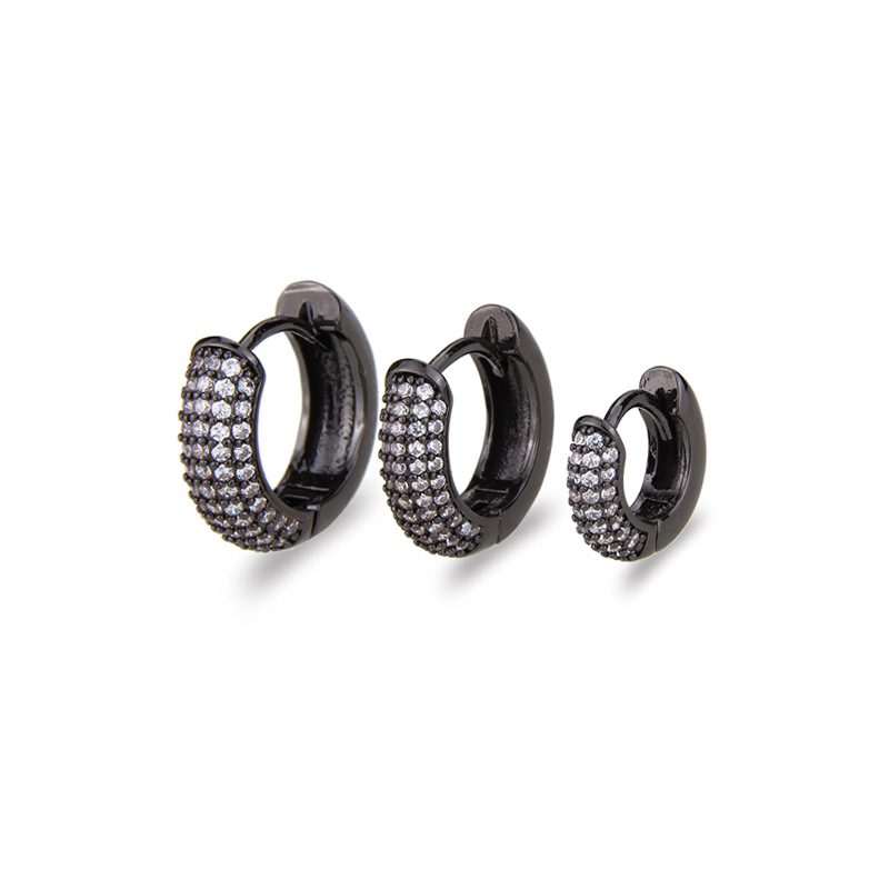 25:Small size, black and white zirconium plated