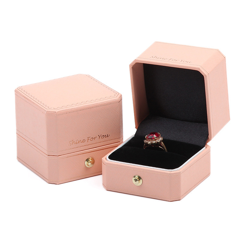 Pink one-ring box