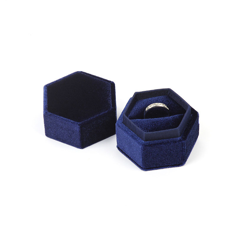 Dark Blue Ring Box