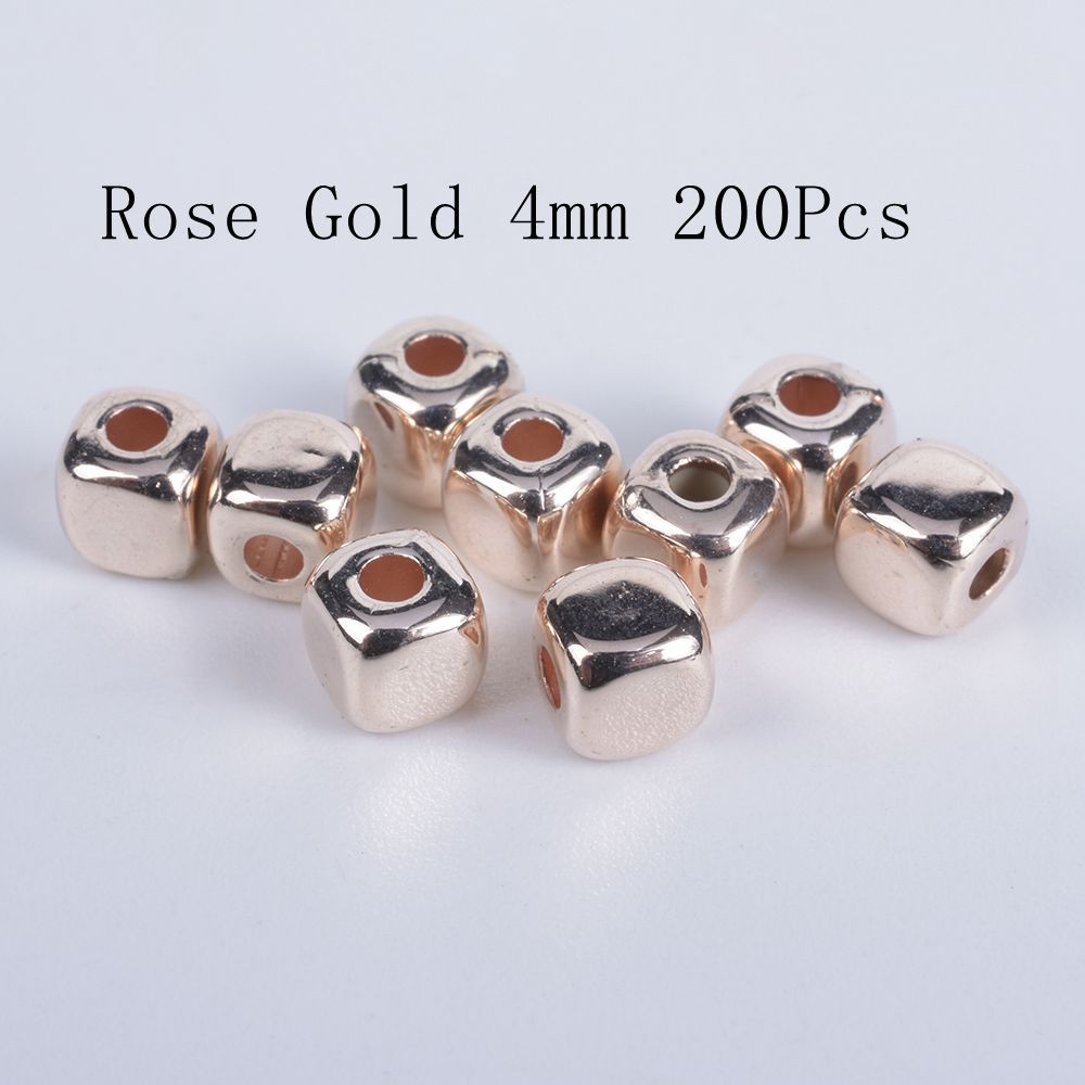 2:Rose gold 4mm