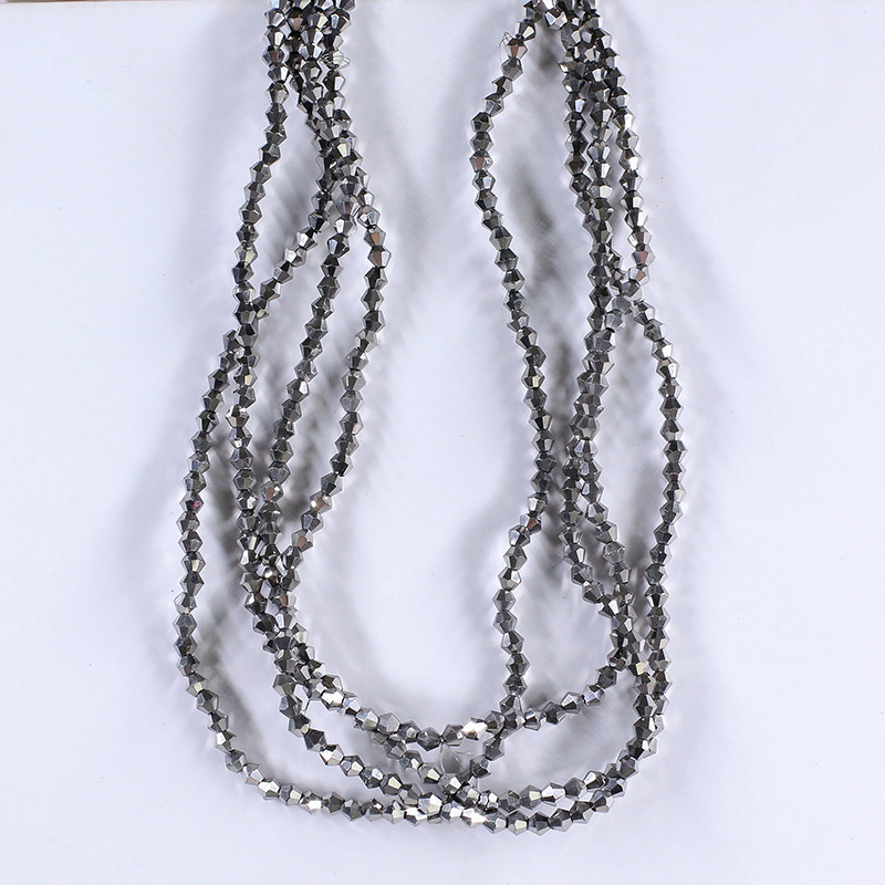 silver 2MM About 190 pcs/20 strand