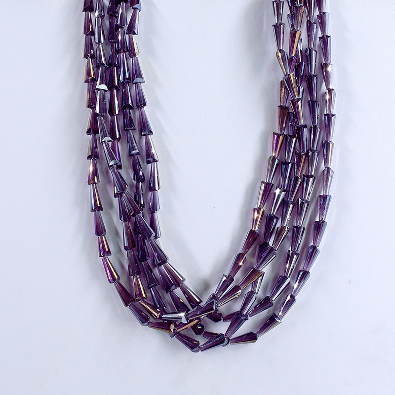 Mid Amethyst,6x12MM About 70 pcs/strand