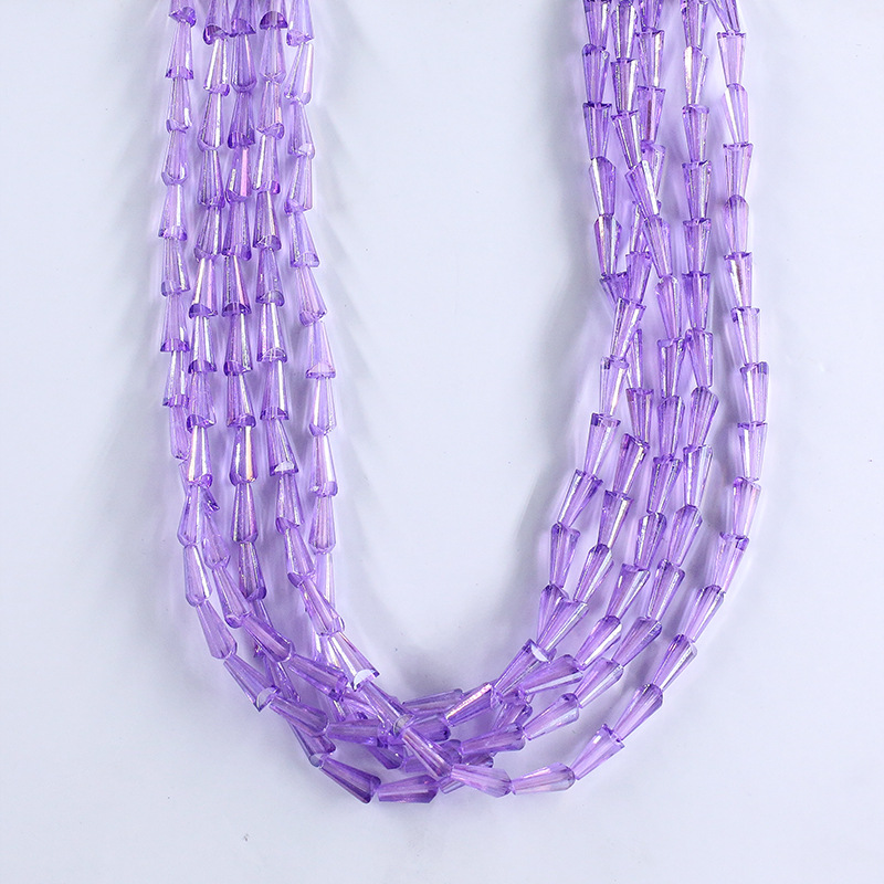Crystal Amethyst,6x12MM About 70 pcs/strand