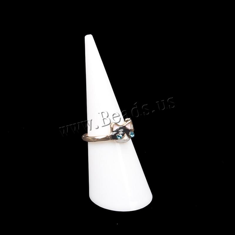 3:White Cone Ring Holder