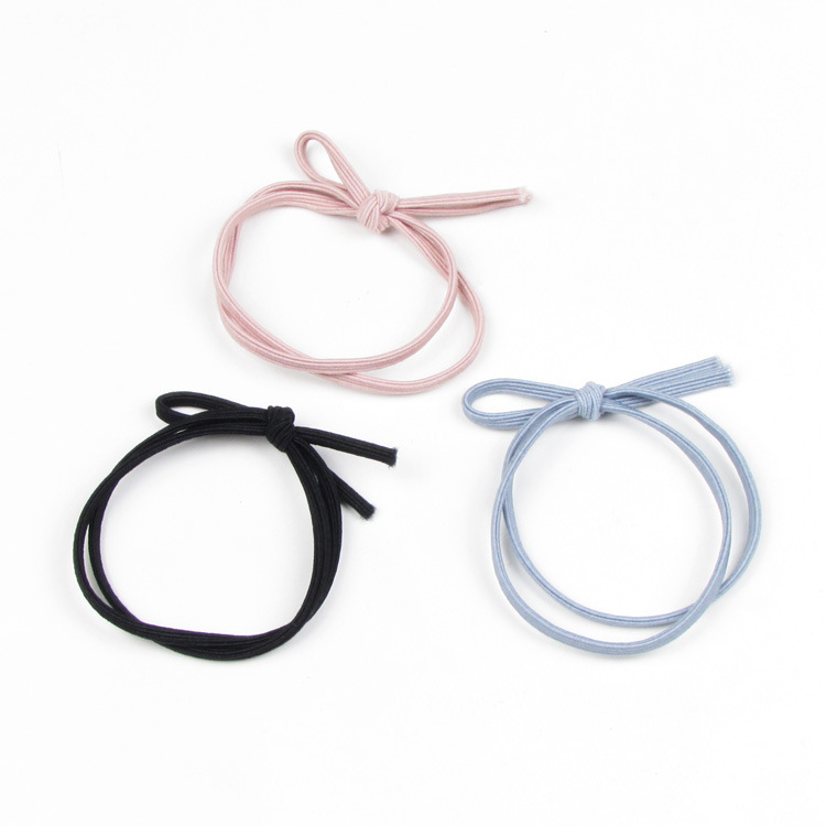 Hair rope, flat rope knot, color random 19 yuan package (- 32-random)