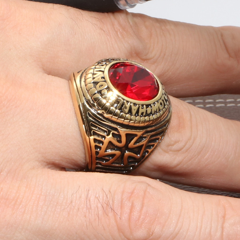 Golden Ruby Ring Circle Number 10