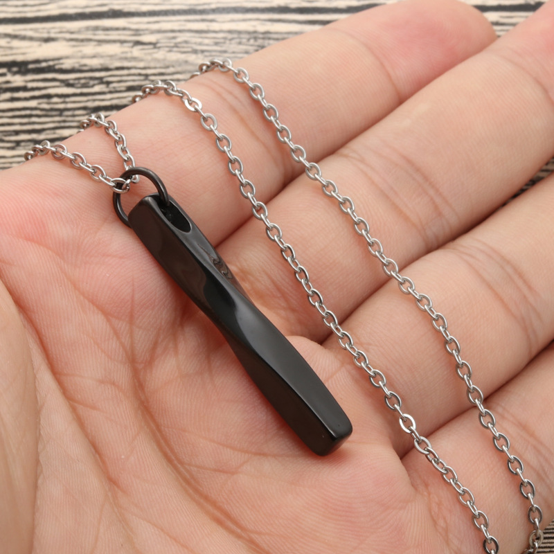 Black pendant (without chain