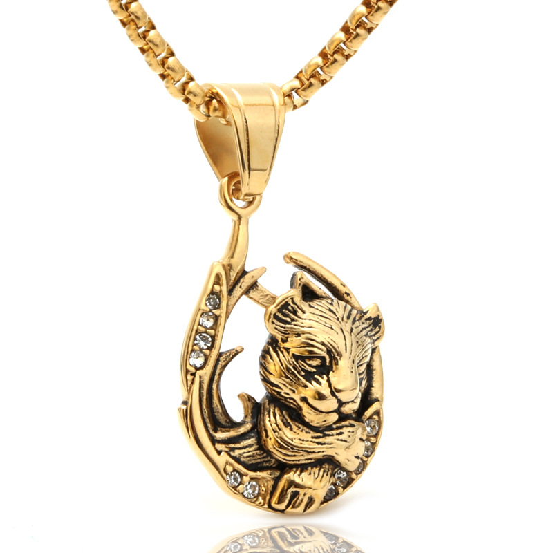 Golden pendant (without chain