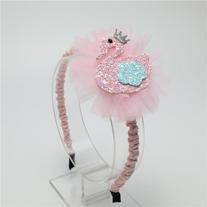 1:Pink Swan Headband