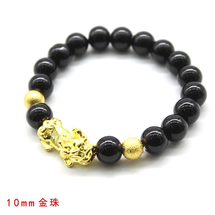 1:Bead diameter 10mm gold bead