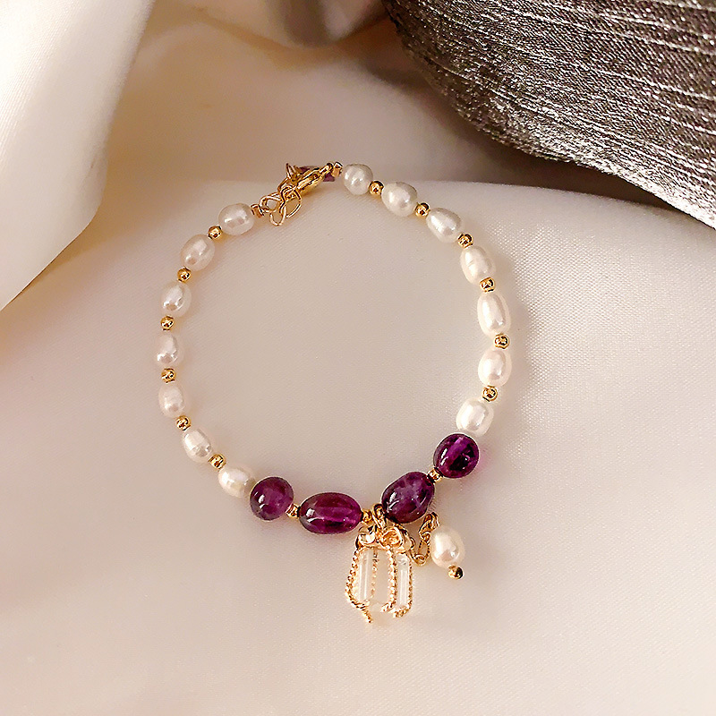 1:Purple Crystal Bracelet