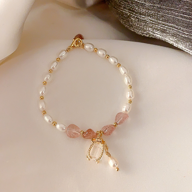 2:Pink Crystal Bracelet