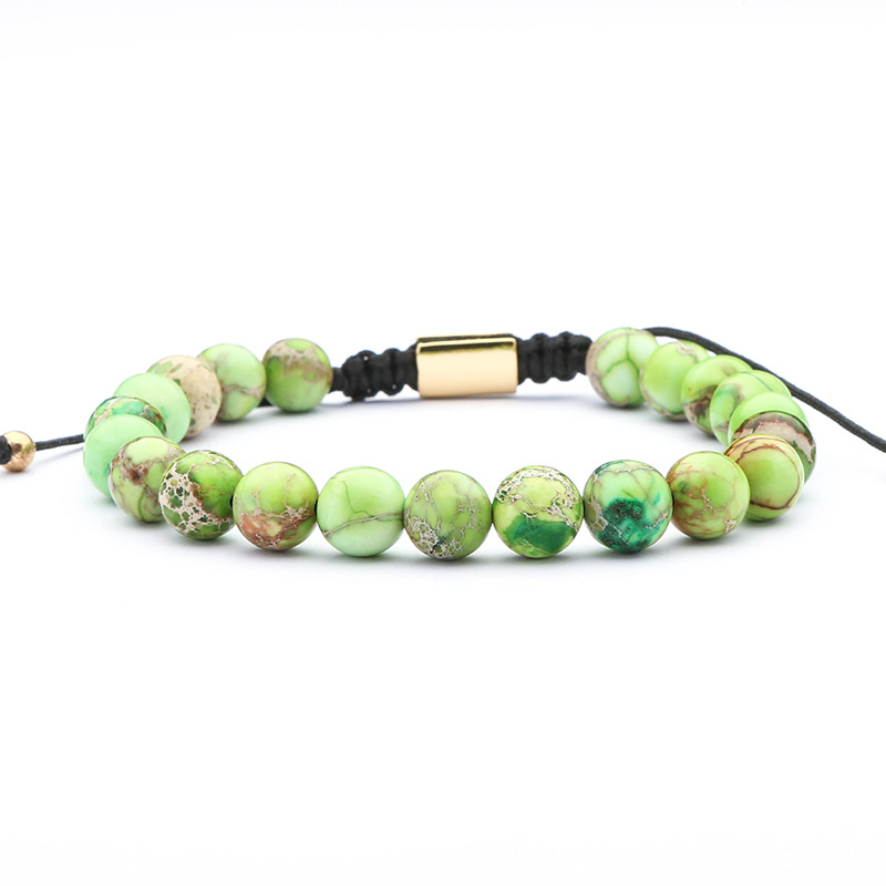 Tr-051 Green Regal Stone Bracelet