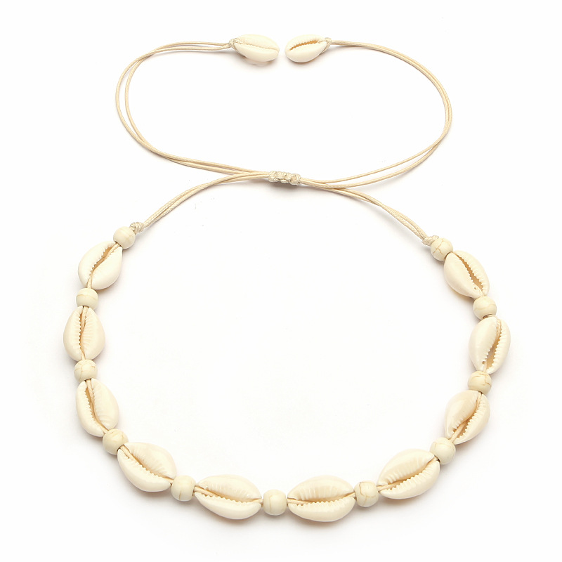 White Pine Shell spacer necklace