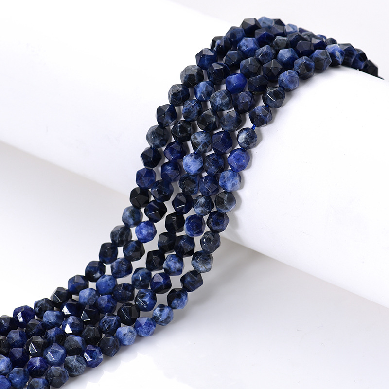 Old Sodalite, 8mm（About 48 PCS/Strand）