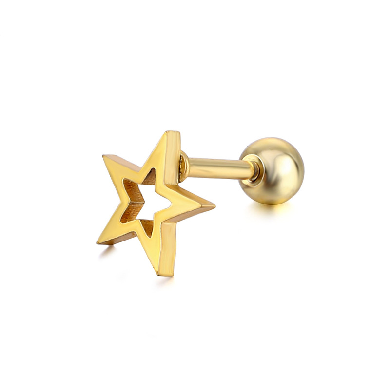 3:Golden five-pointed star