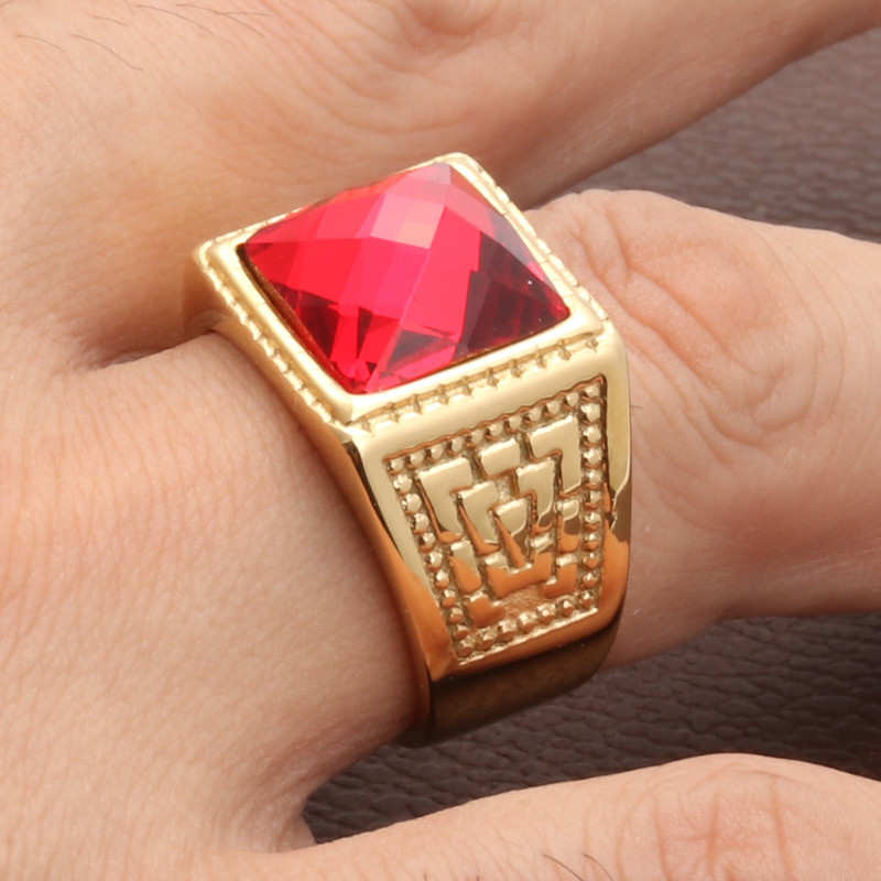 Golden Ruby Ring Circle Number 10