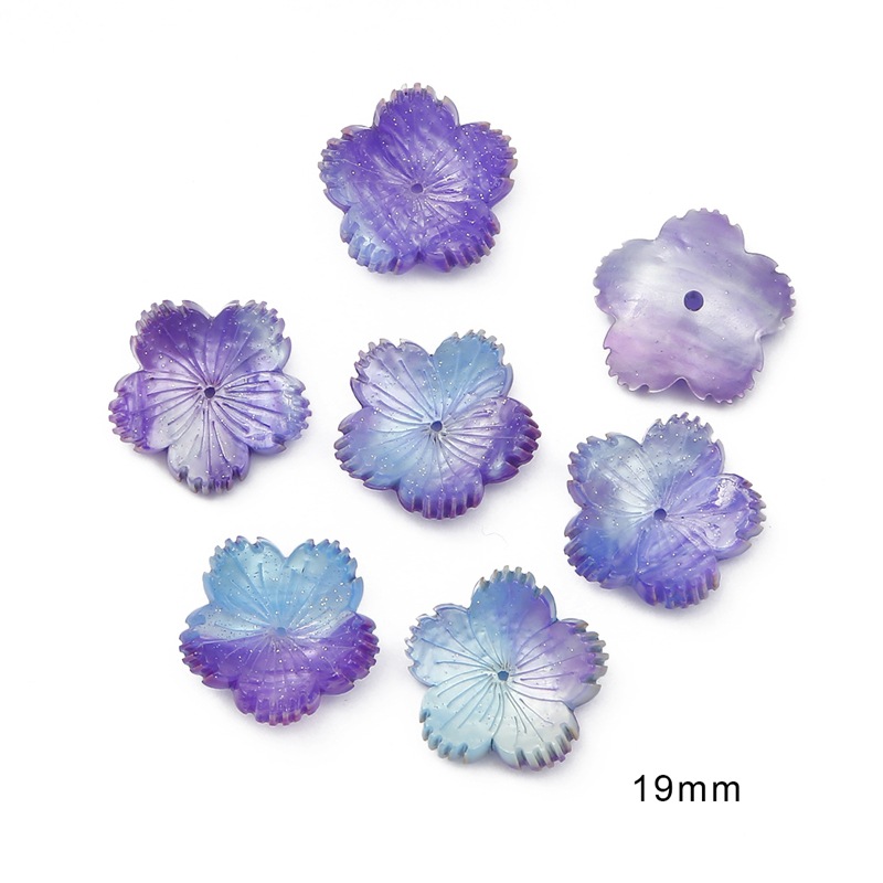 Gradient Blue Purple 19 mm 10 pack
