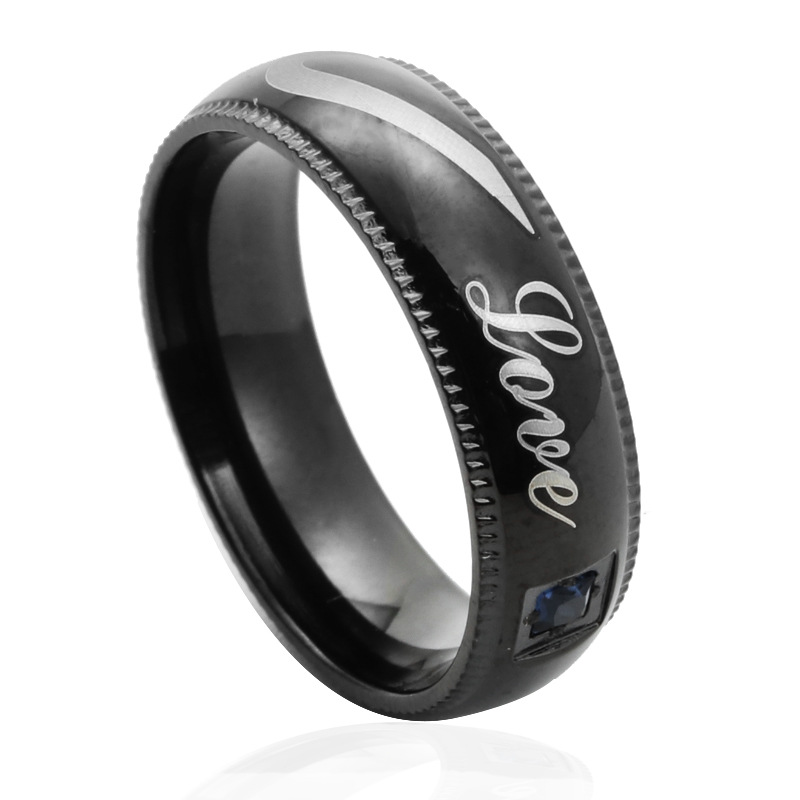 Black Men's Ring No. 8