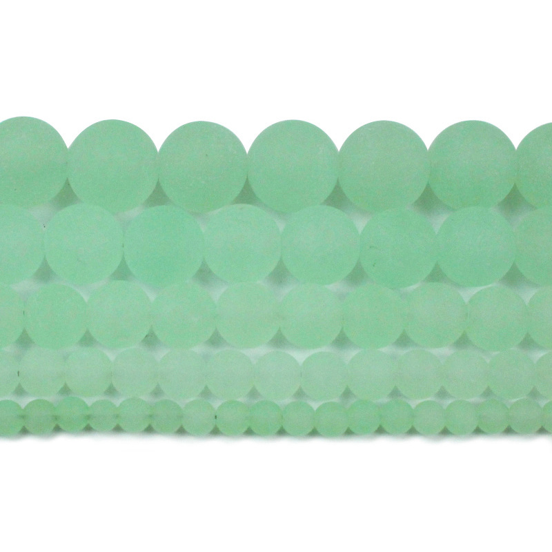 Cui Qing Jade,12mm（About 30 PC/Strand）