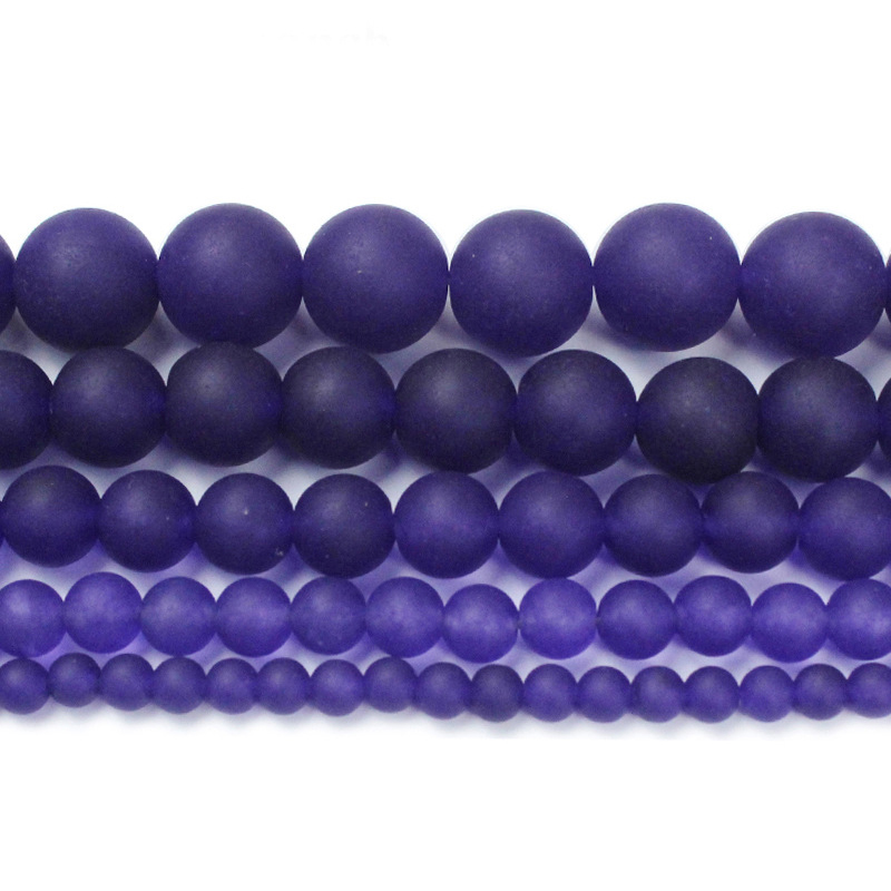 dark purple,4mm（About 90 PC/Strand）