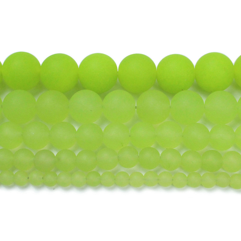 olive green,12mm（About 30 PC/Strand）