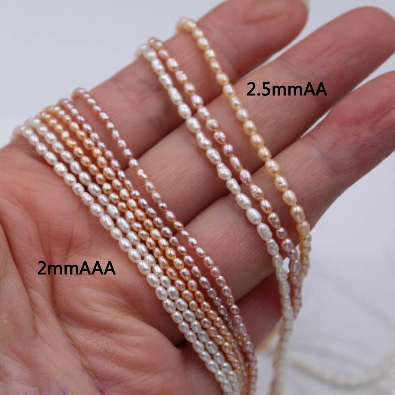 2-3mm beads, PINK AA as shown