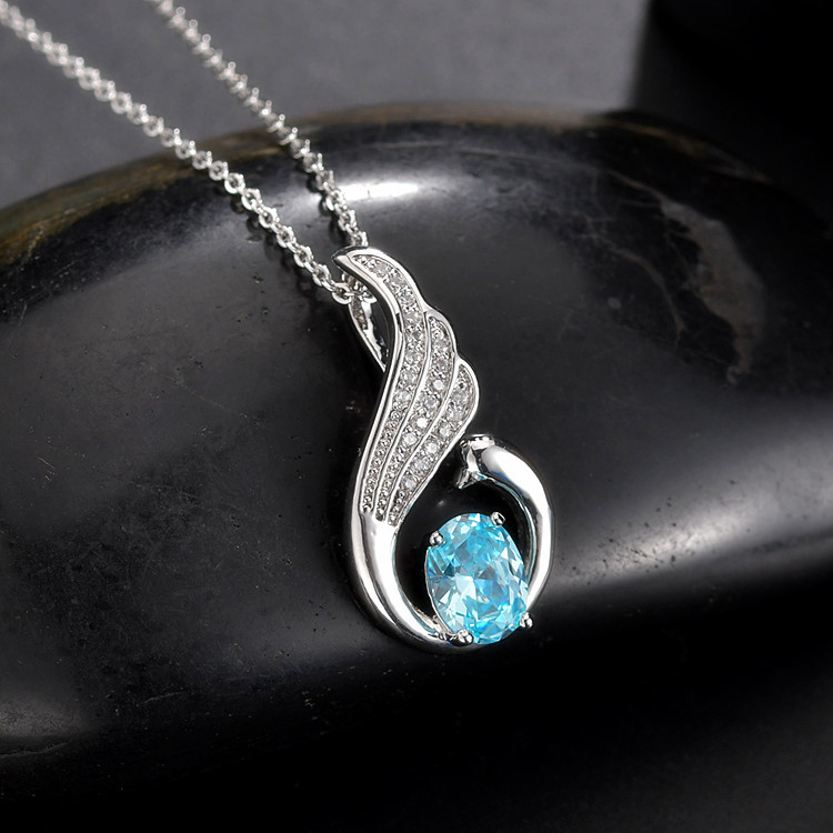 4:sea blue Necklace