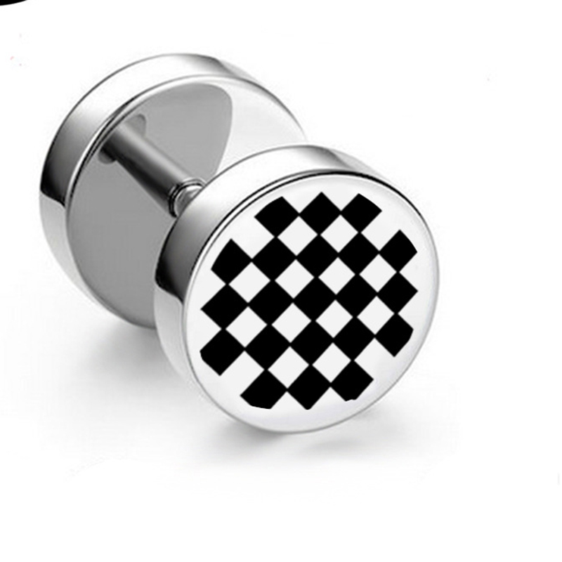 Checkered steel surface