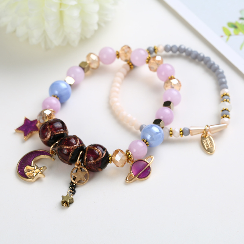 4:Stars, Stars, Moon, purple beads