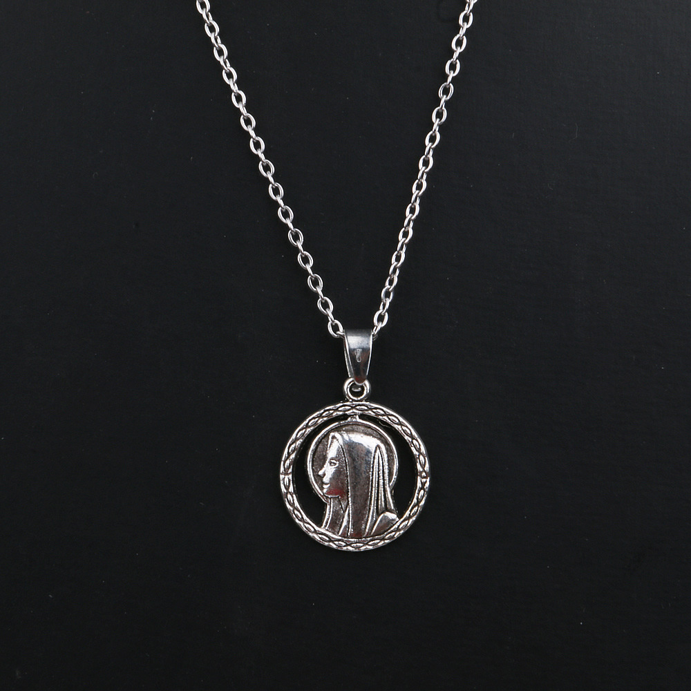 Jesus's The Madonna in art necklace