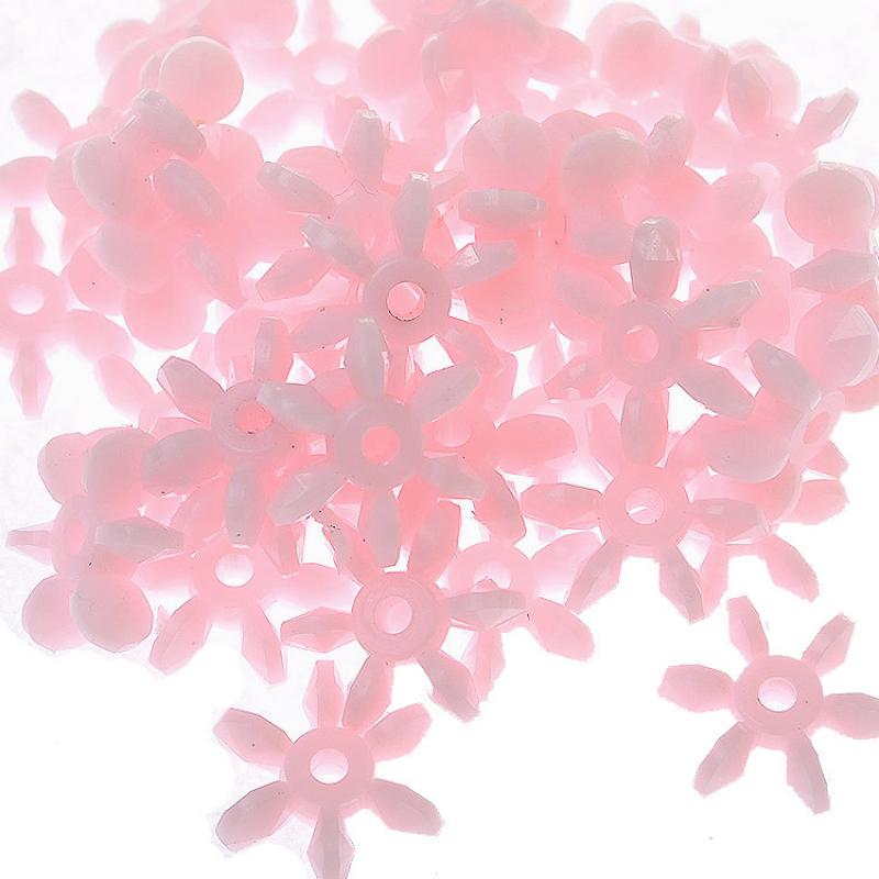 8 polvo de color rosa