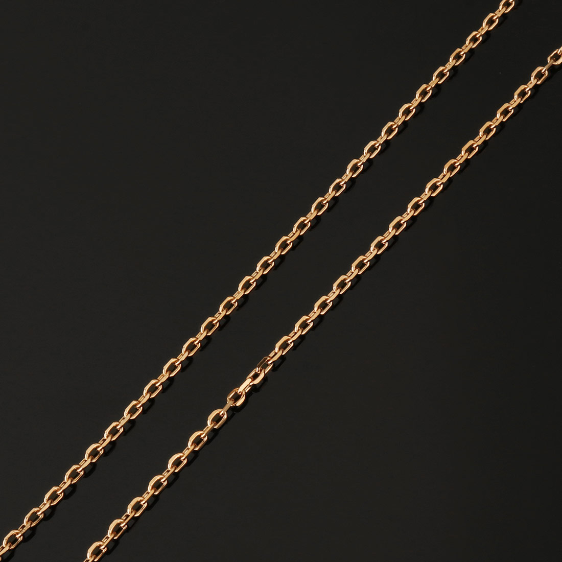 rose gold color plated,1X1.4X0.3mm（10m/Spool）