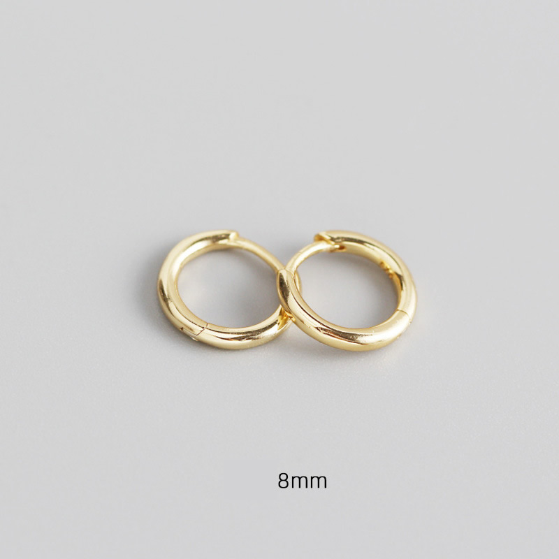 4:gold color plated 8mm
