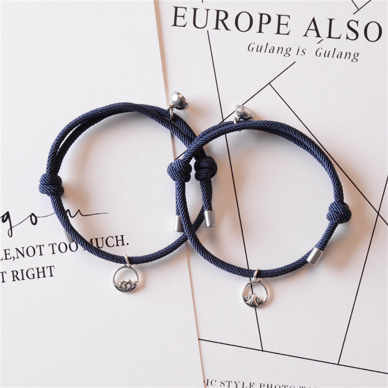 Navy blue pair [copper and silver plated]