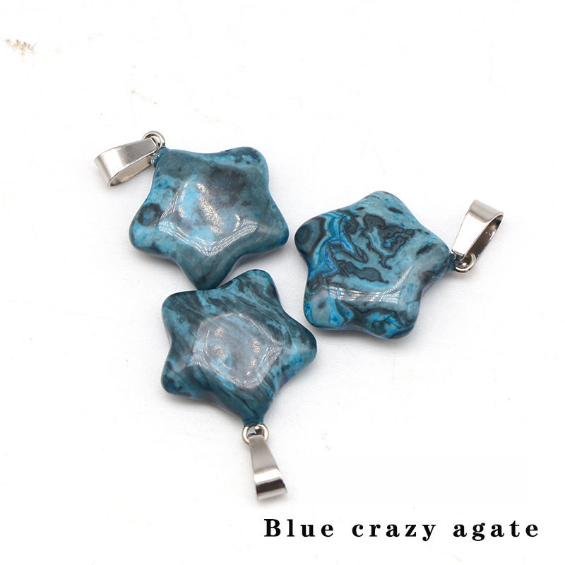 Blue Crazy Agate